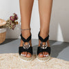 WalkComfort™ - Orthopädische Keilabsatz-Sandalen für schmerzfreies Gehen