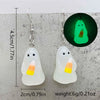GhostCharm™ - Süße Halloween-Ohrringe mit leuchtenden Geistern und Kürbissen.