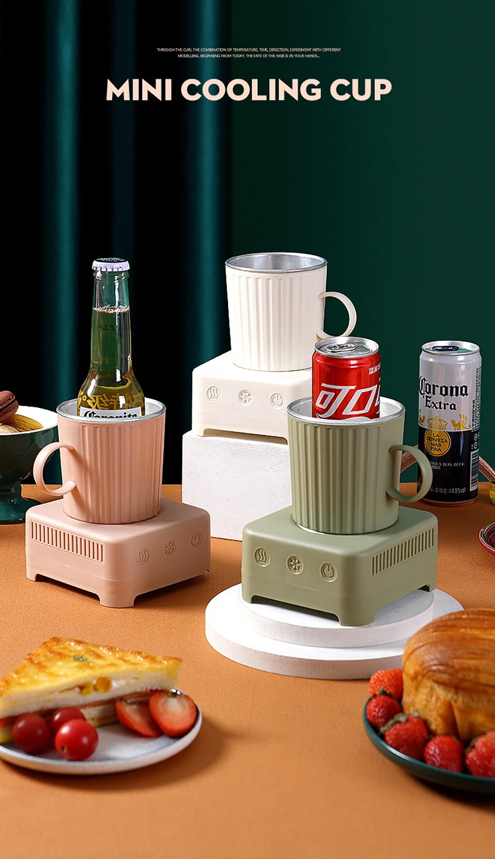 CoolCup™ - Schnellkühlende Tasse für Zuhause und unterwegs