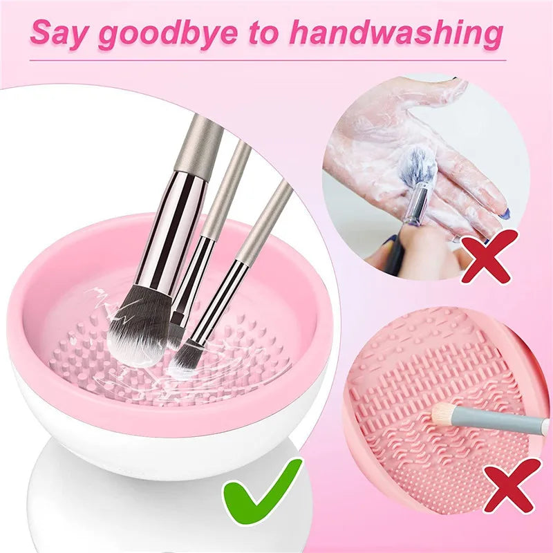 BrushClean™ - Der automatische Reiniger für Make-up-Pinsel mit schnelltrocknender Funktion.