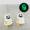GhostCharm™ - Süße Halloween-Ohrringe mit leuchtenden Geistern und Kürbissen.