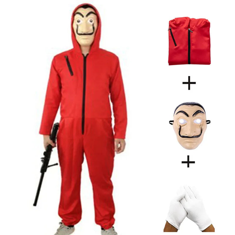 HeistHero™ - Salvador Dali Cosplay Kostüm für Kinder und Erwachsene.