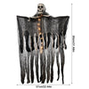 SkullGhost™ - Leuchtender Halloween-Geist mit LED-Lichtern und Schädel zum Aufhängen.