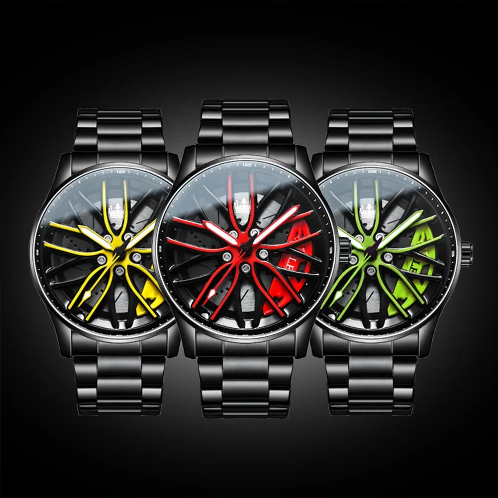 ChronoFlex™ - Hochwertige Sportuhr mit Rad-Design für stilvolle Männer!