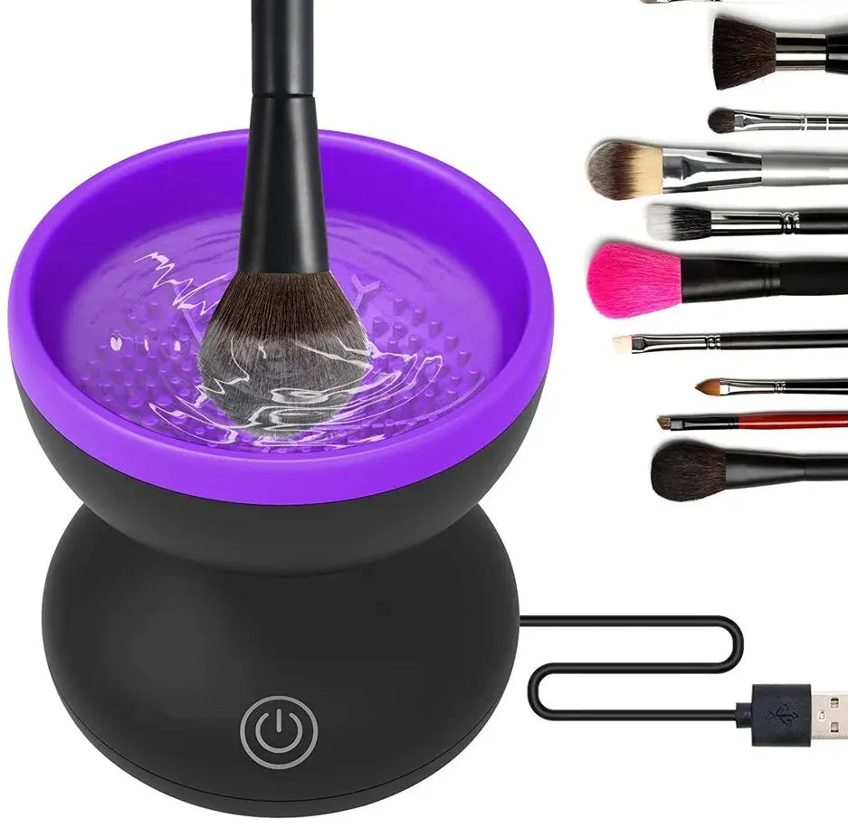 BrushClean™ - Der automatische Reiniger für Make-up-Pinsel mit schnelltrocknender Funktion.