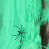 SpiderWebDecor™ - Dehnbare Halloween-Spinnweben mit Kunstspinnen für gruselige Dekorationen.