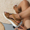 WalkComfort™ - Orthopädische Keilabsatz-Sandalen für schmerzfreies Gehen