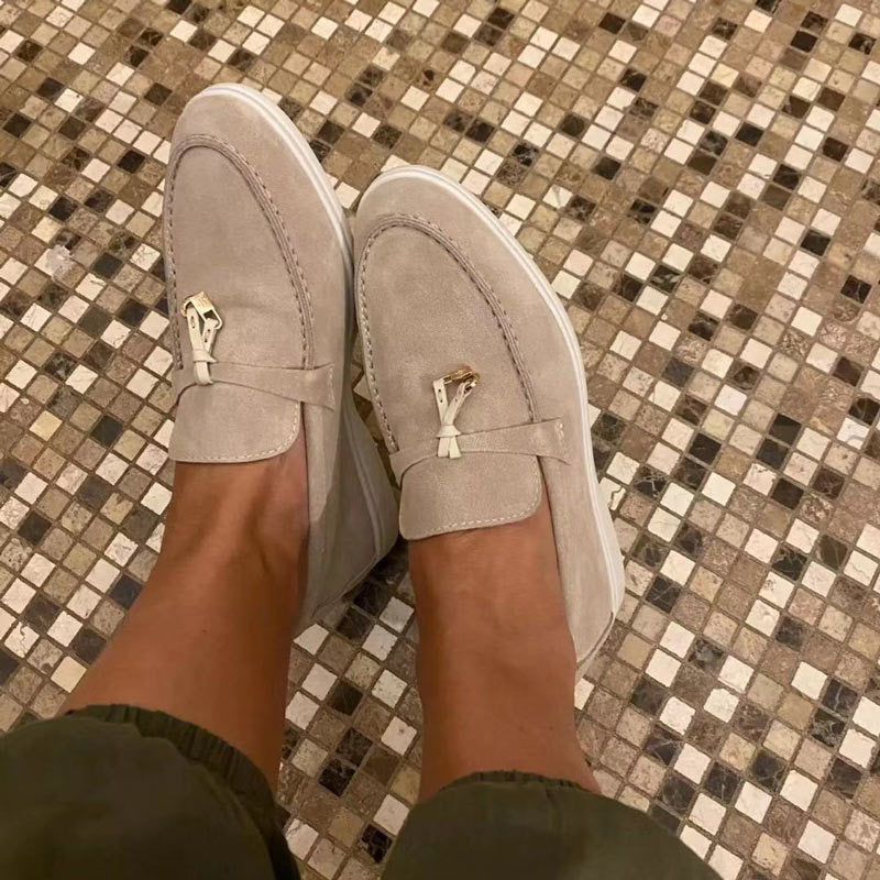 Esmée | Damen-Slipper mit Schloss-Detail