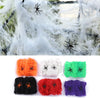 SpiderWebDecor™ - Dehnbare Halloween-Spinnweben mit Kunstspinnen für gruselige Dekorationen.
