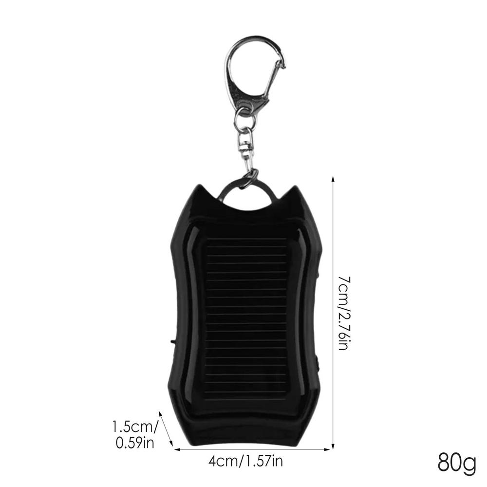 SolarBoost™ - Das ultimative Solar-Ladegerät mit Taschenlampe für Abenteurer am Schlüsselbund!