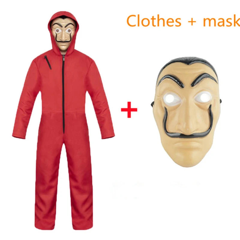 HeistHero™ - Salvador Dali Cosplay Kostüm für Kinder und Erwachsene.