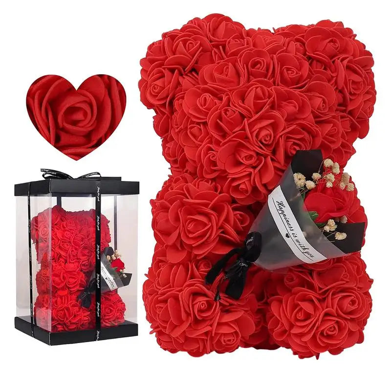Fleur | Romantische Teddybärumarmung aus Rosen