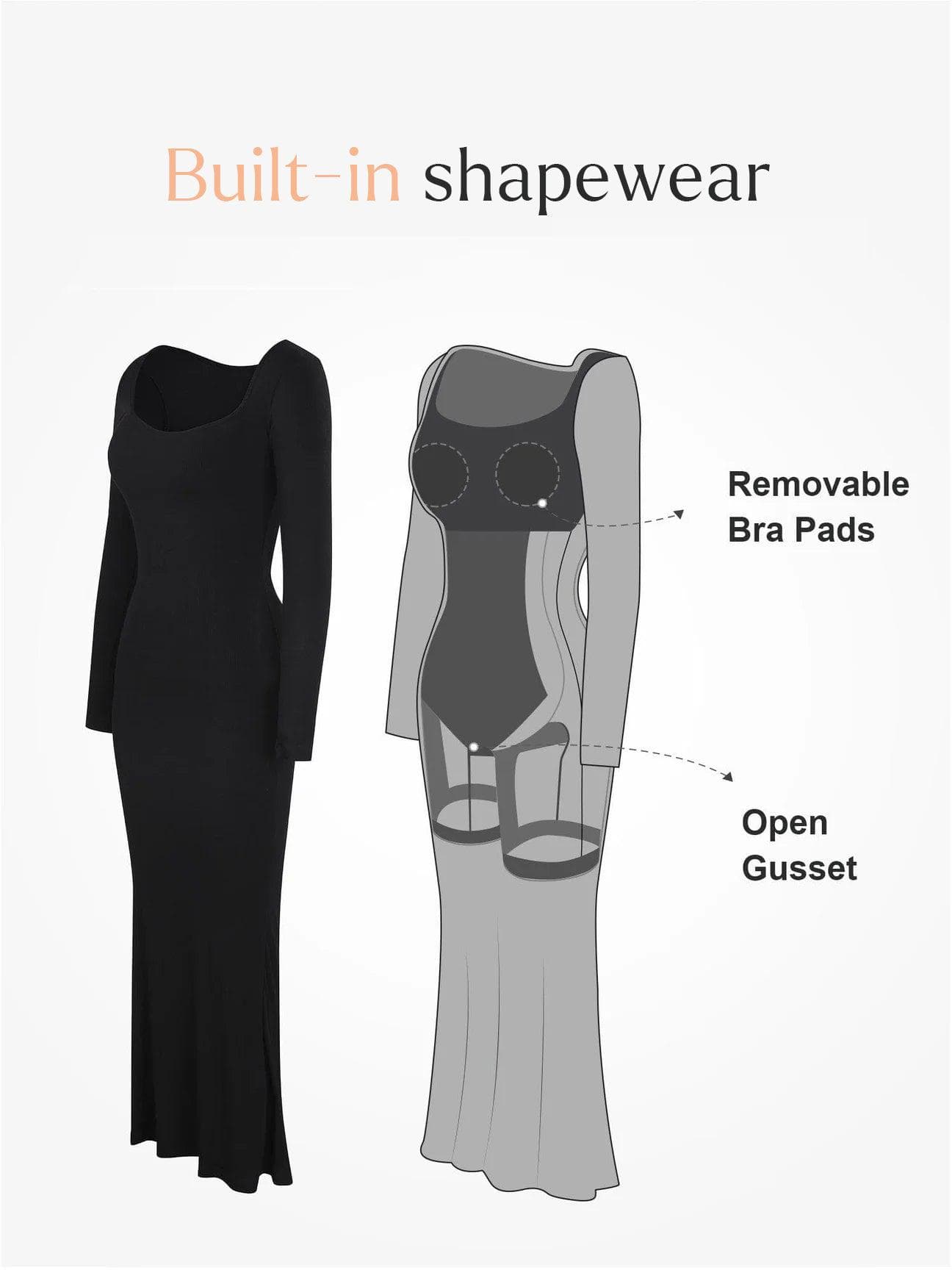 ShapeIt™ - Das ultimative Shapewear-Kleid für Stil und Komfort