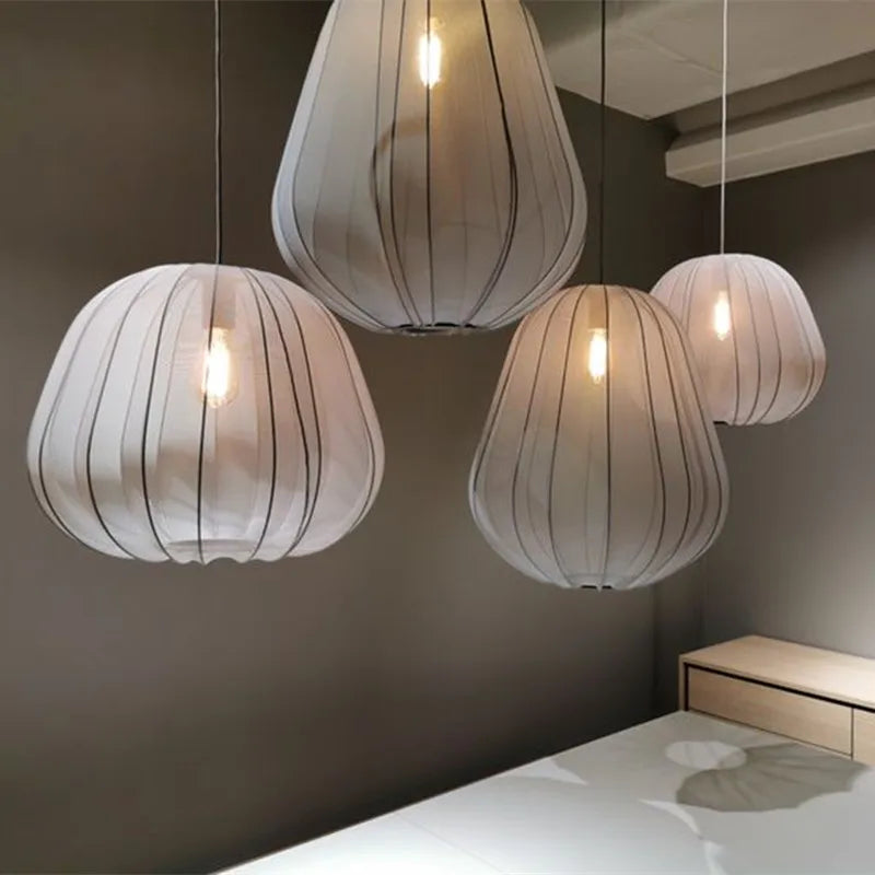 Bolia Balloon Pendelleuchte wabi sabi Seidenlaterne Kreative Stofflampe Wohnzimmer Schlafzimmer Treppe Gang Restaurantbeleuchtung