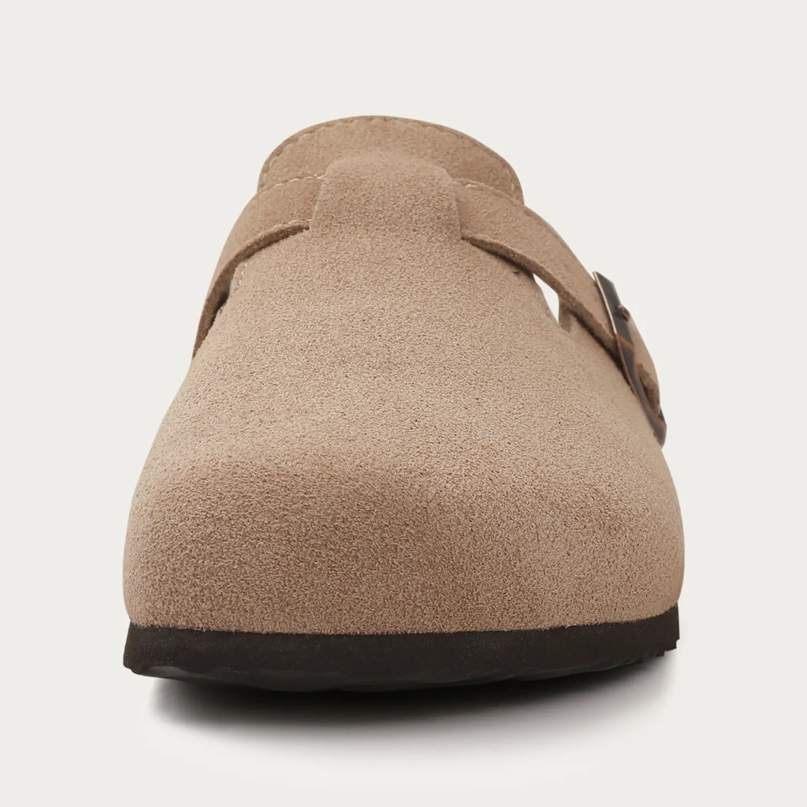Birken | Slipper aus Wildleder mit Schnalle
