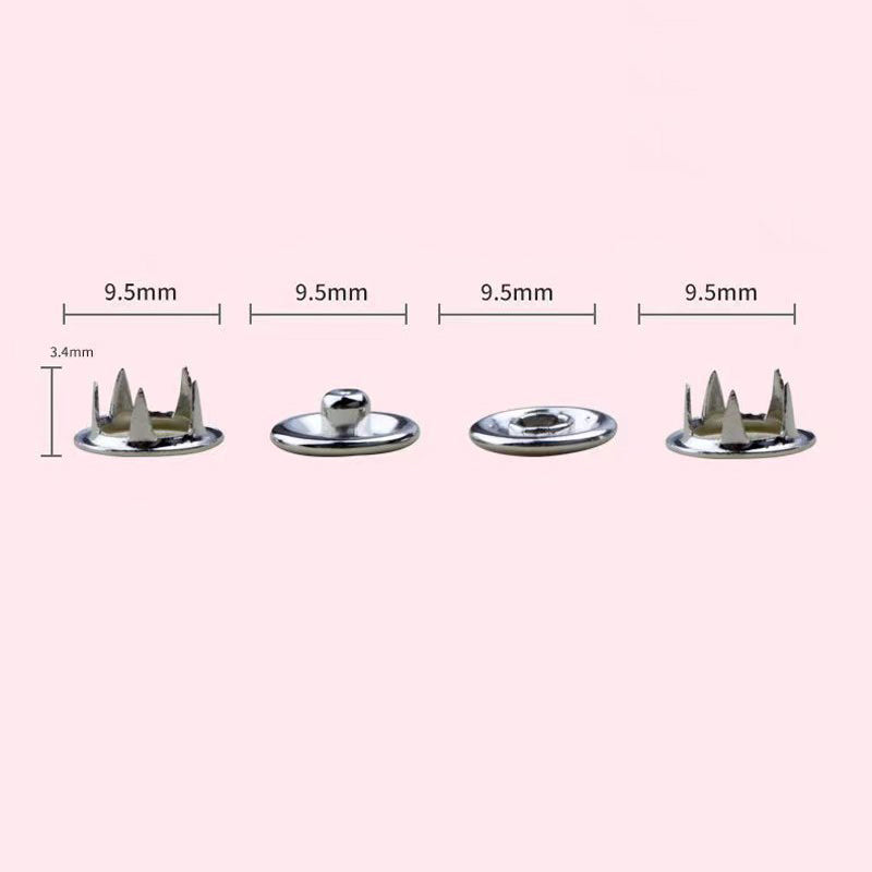 Snap-It™ Metallknöpfe Kit perfekt zum Basteln und Nähen