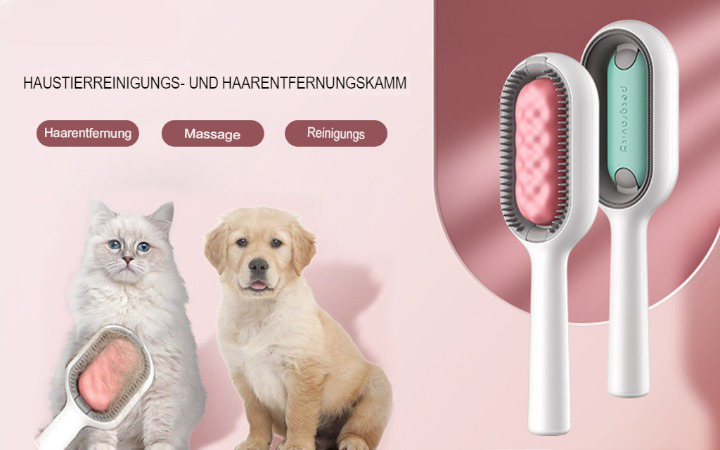 Pelzgleiter™ Der perfekte Tierhaarentferner & Massagekamm