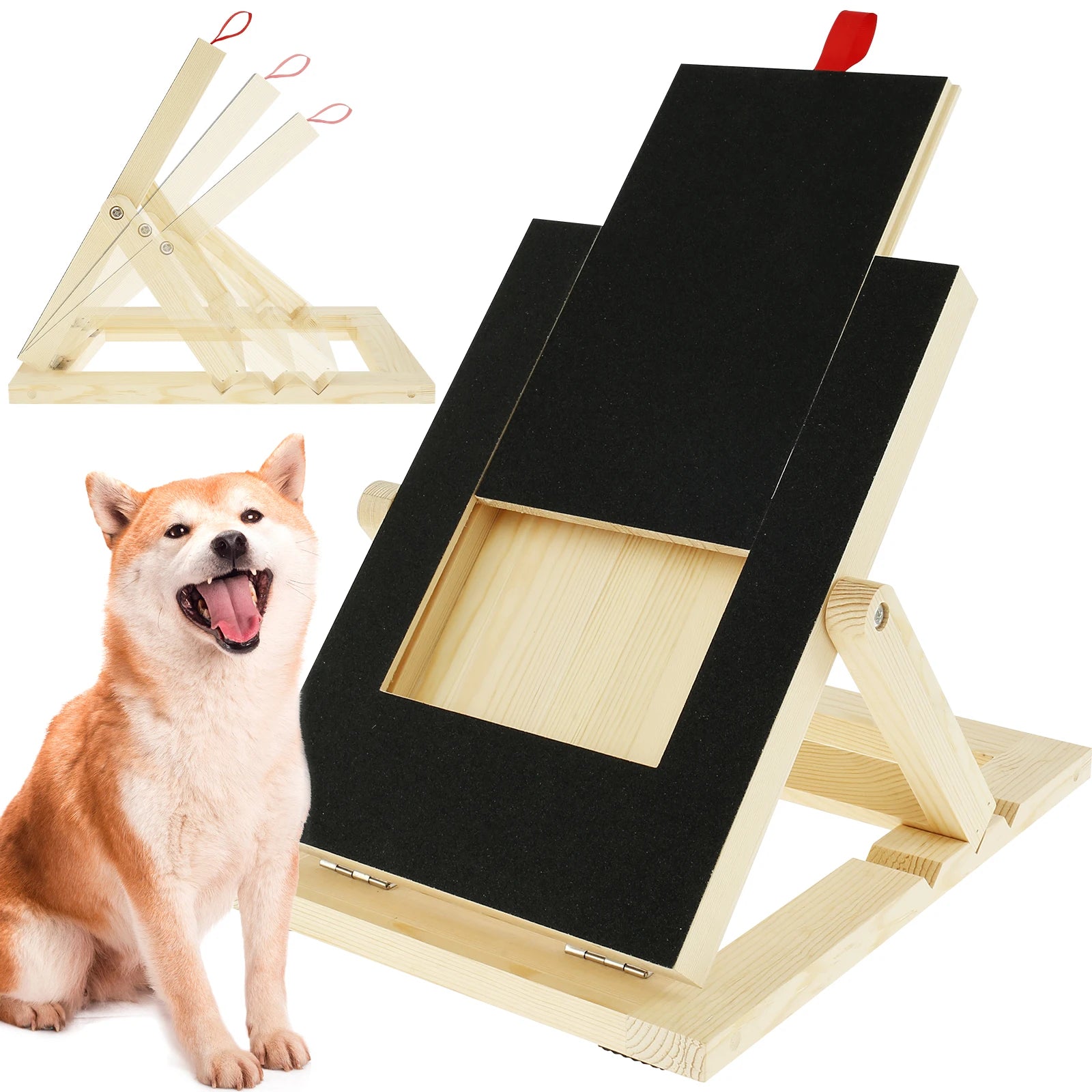 PawPerfect™ – Höhenverstellbares Kratzbrett für Hunde mit Snackbox