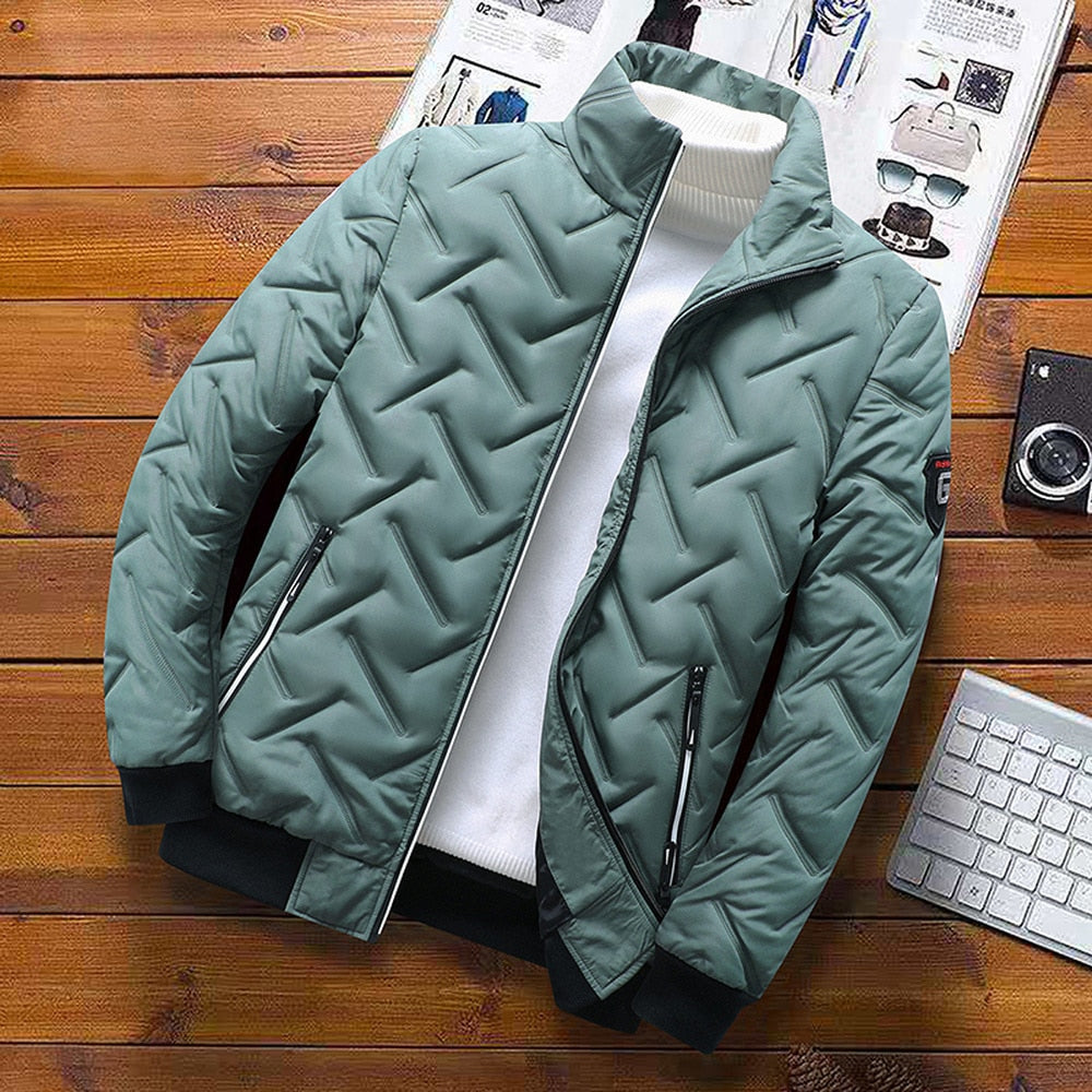 Fabio | Lässige und modische Herrenjacke mit Steppmuster