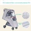 WeatherShield™ - Der universelle, atmungsaktive Regenschutz für Kinderwagen.