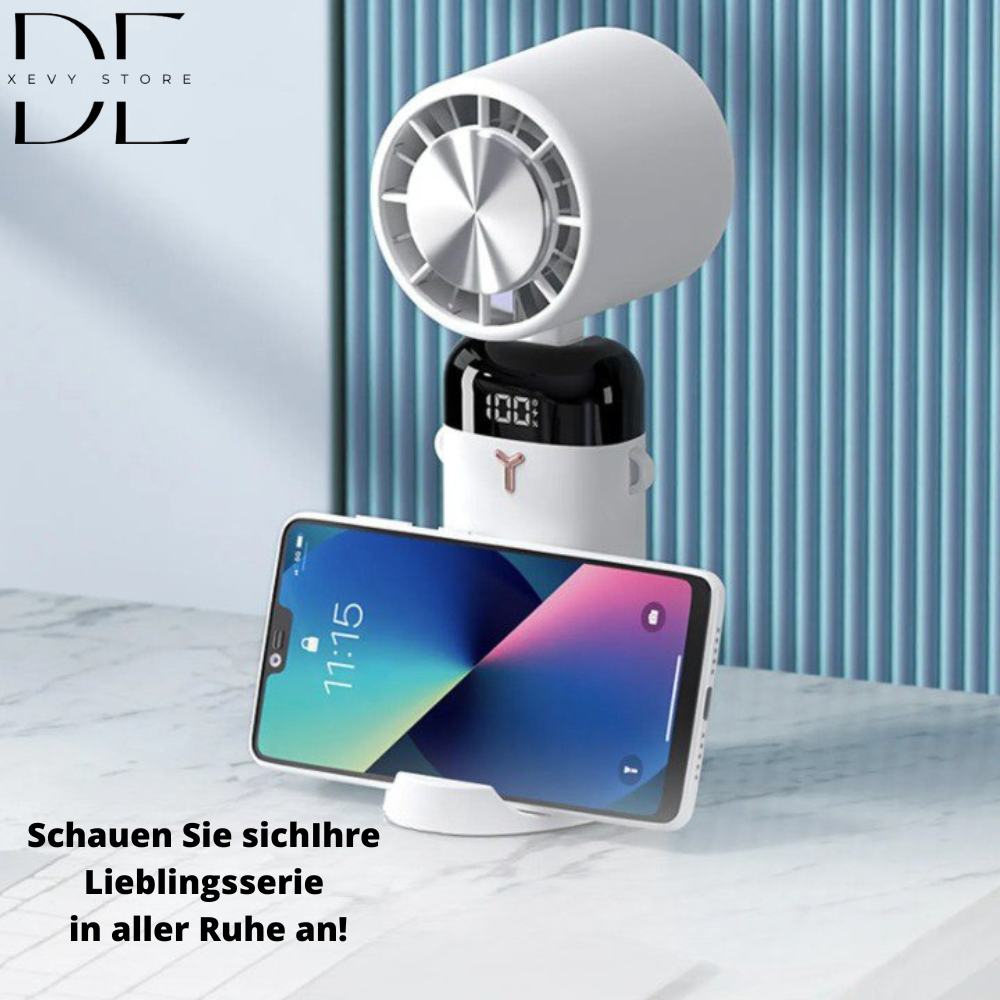 KühleBrise™ Bleiben Sie kühl, erfrischt und unter Kontrolle mit dem tragbaren Mini-Kühlventilator