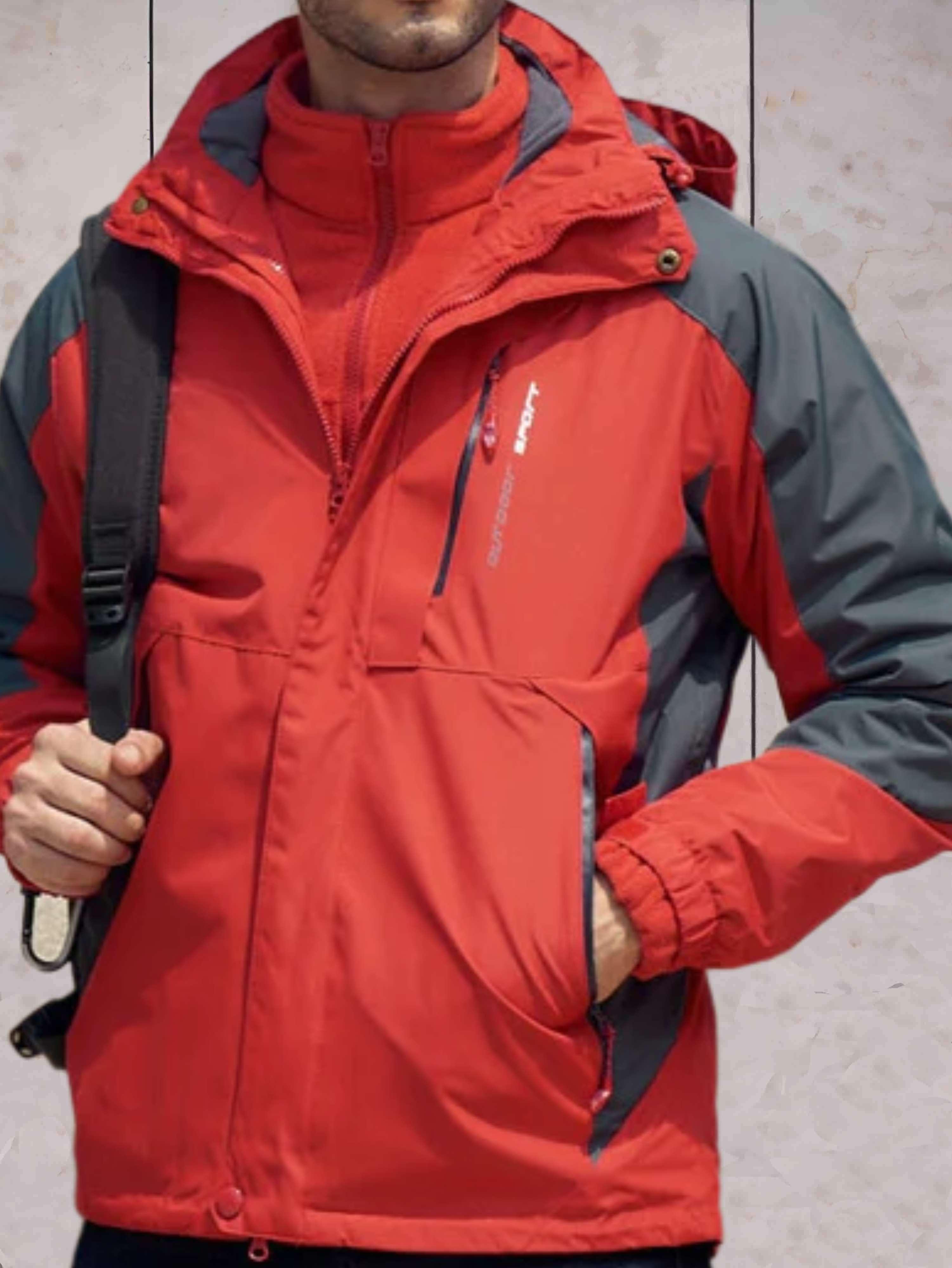 Niels | Wind- Und Wasserfeste Wanderjacke Mit Kapuze Und Taschen