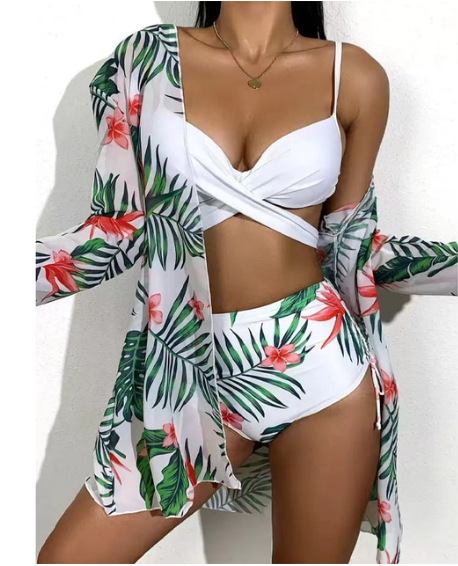 Dante | Farbenfrohe & Sexy 3-teilige Bikini-Set