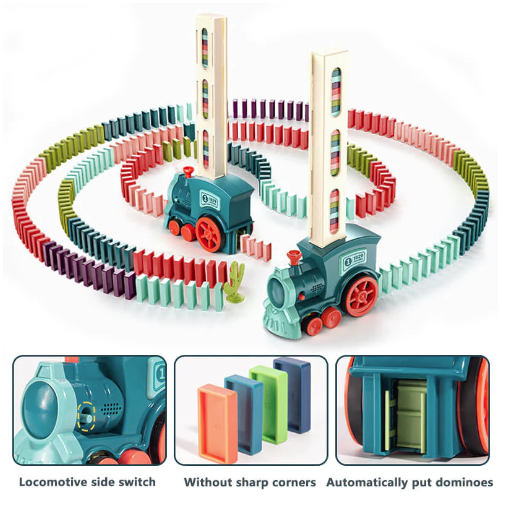 DominoExpress Elektrisches Wunder™: Entfesseln Sie ein automatisiertes Domino-Abenteuer