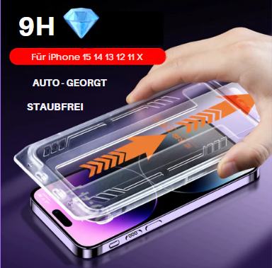 MagicGuard™ Ultimativer iPhone Bildschirmschutz mit einfacher Installation.