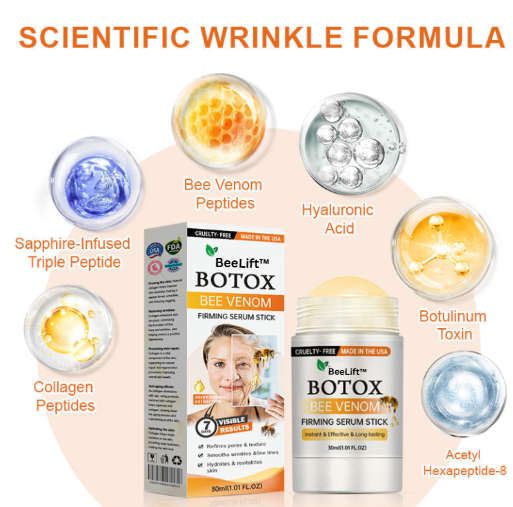 BeeLift™ – Die revolutionäre Botox-Bienenserum-Festigungsstick für jugendliche Haut!