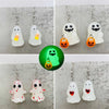 GhostCharm™ - Süße Halloween-Ohrringe mit leuchtenden Geistern und Kürbissen.
