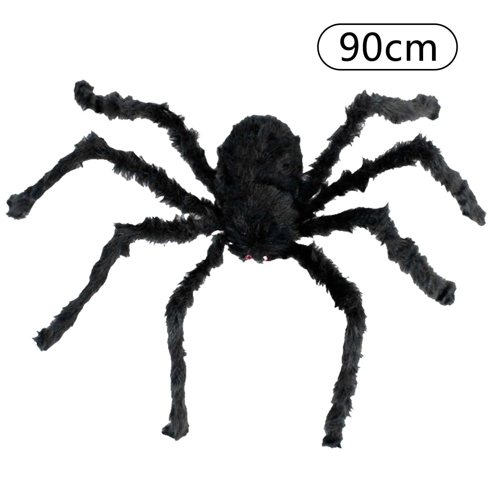 GiantSpider™ - Große, haarige Halloween-Spinne für gruselige Outdoor-Dekorationen.