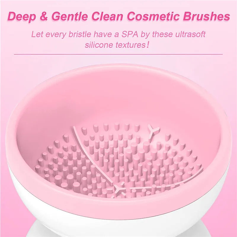 BrushClean™ - Der automatische Reiniger für Make-up-Pinsel mit schnelltrocknender Funktion.