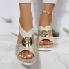 WalkComfort™ - Orthopädische Keilabsatz-Sandalen für schmerzfreies Gehen
