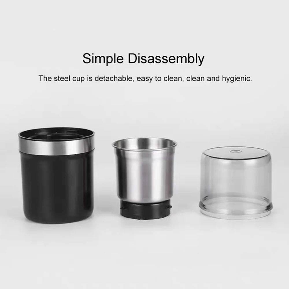 AromaCrush™ – Leistungsstarke Kaffee- & Gewürzmühle mit abnehmbarem Design