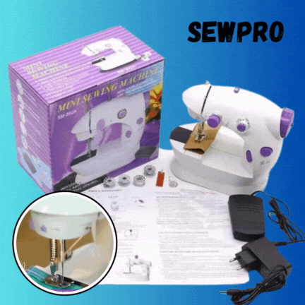 SewPro™ - Tragbare Mini-Nähmaschine für Zuhause und unterwegs!