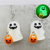 GhostCharm™ - Süße Halloween-Ohrringe mit leuchtenden Geistern und Kürbissen.