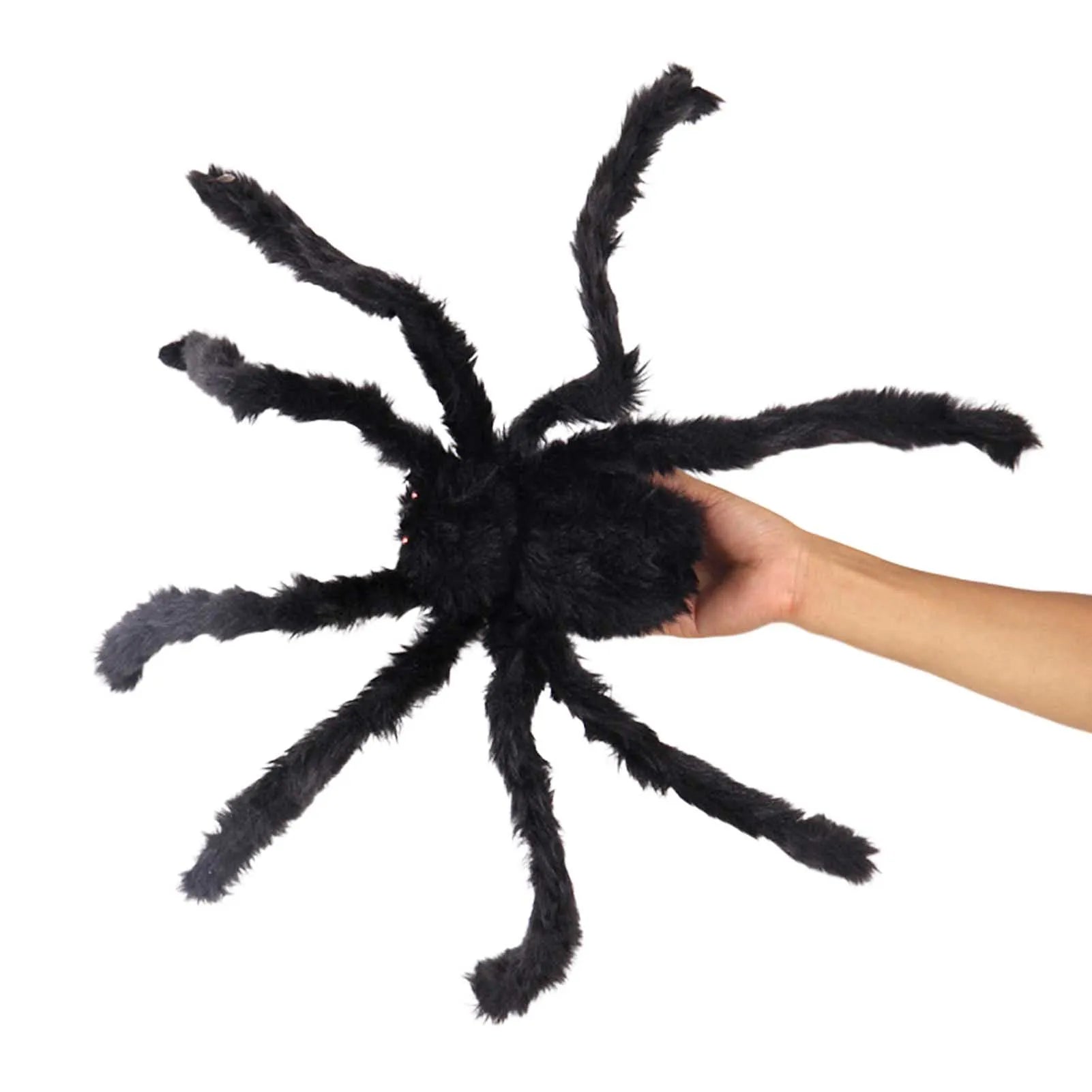 GiantSpider™ - Große, haarige Halloween-Spinne für gruselige Outdoor-Dekorationen.