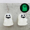 GhostCharm™ - Süße Halloween-Ohrringe mit leuchtenden Geistern und Kürbissen.