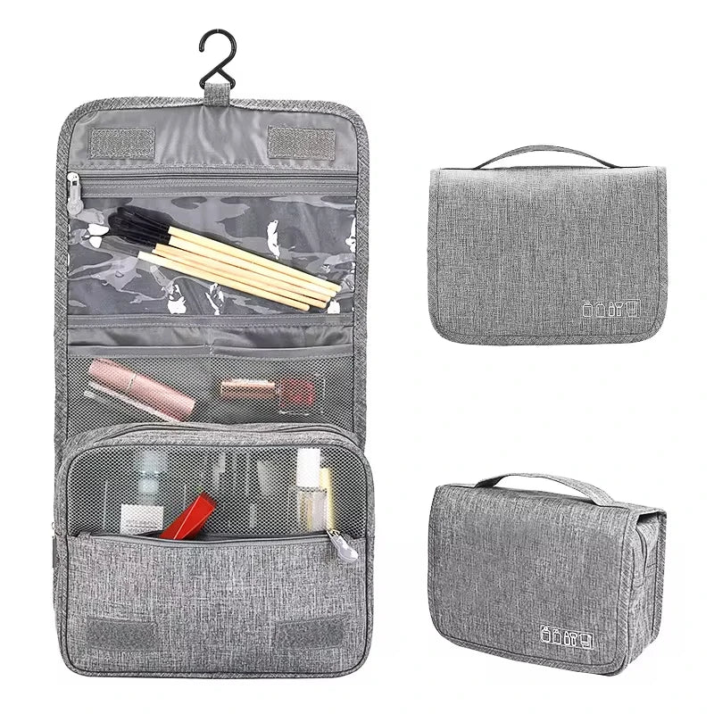 Hang&Go™ – Wasserdichte Reise-Kosmetiktasche mit Hängesystem aus Oxford-Stoff