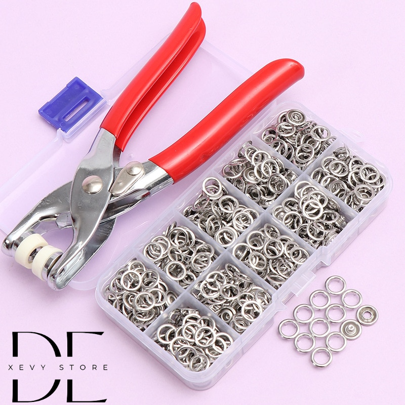 Snap-It™ Metallknöpfe Kit perfekt zum Basteln und Nähen