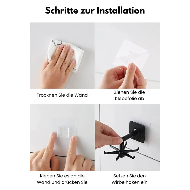 TwistHanger™ - Vielseitiges 360° drehbares Hakenregal
