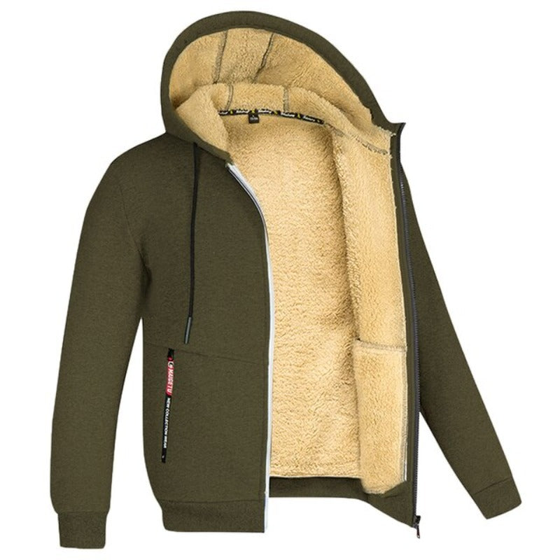 Sherpa | Herren-Wollweste mit Kapuze