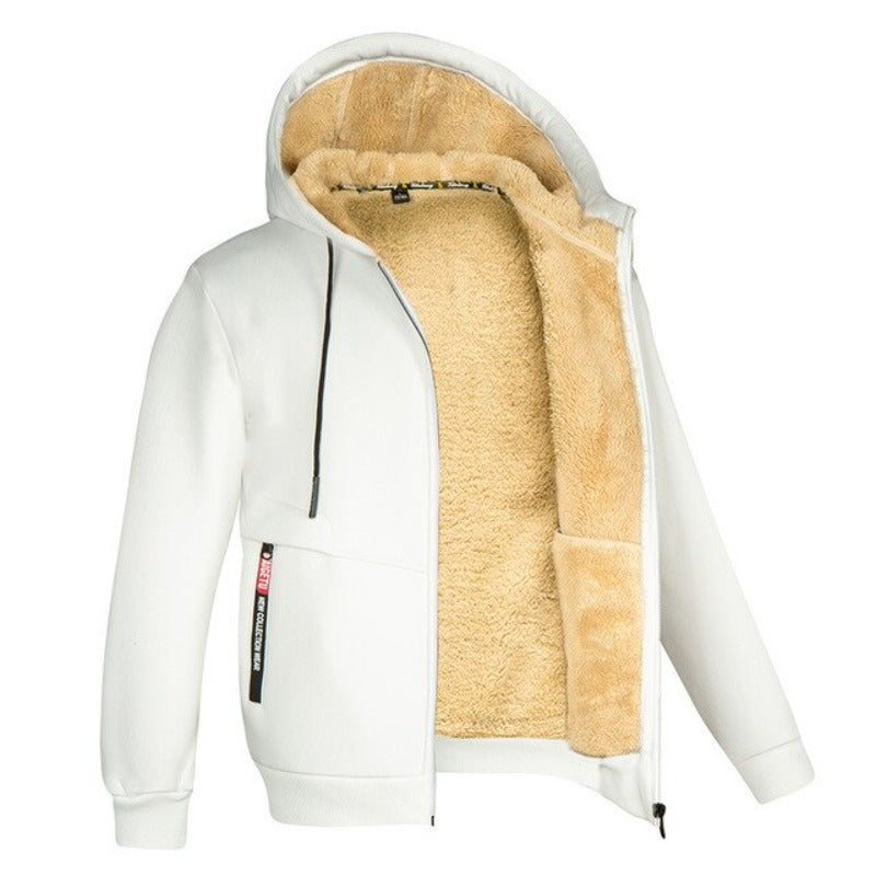 Sherpa | Herren-Wollweste mit Kapuze
