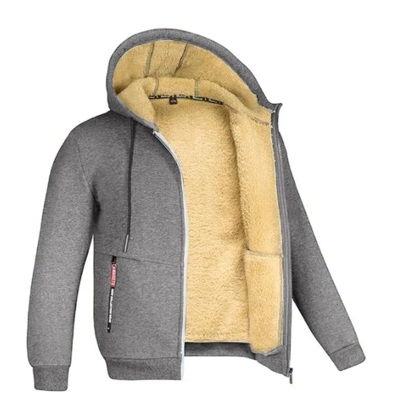 Sherpa | Herren-Wollweste mit Kapuze