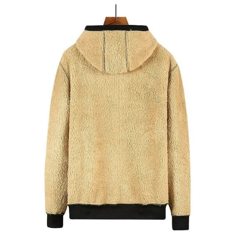 Sherpa | Herren-Wollweste mit Kapuze