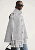 Merino | Luxusjacke mit Halstuch