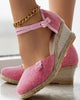 Feline | Geknotete Espadrilles mit Knöchelriemen