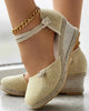 Feline | Geknotete Espadrilles mit Knöchelriemen