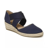 Mila | Espadrilles mit Kreuzriemen und Seil-Keilabsatz